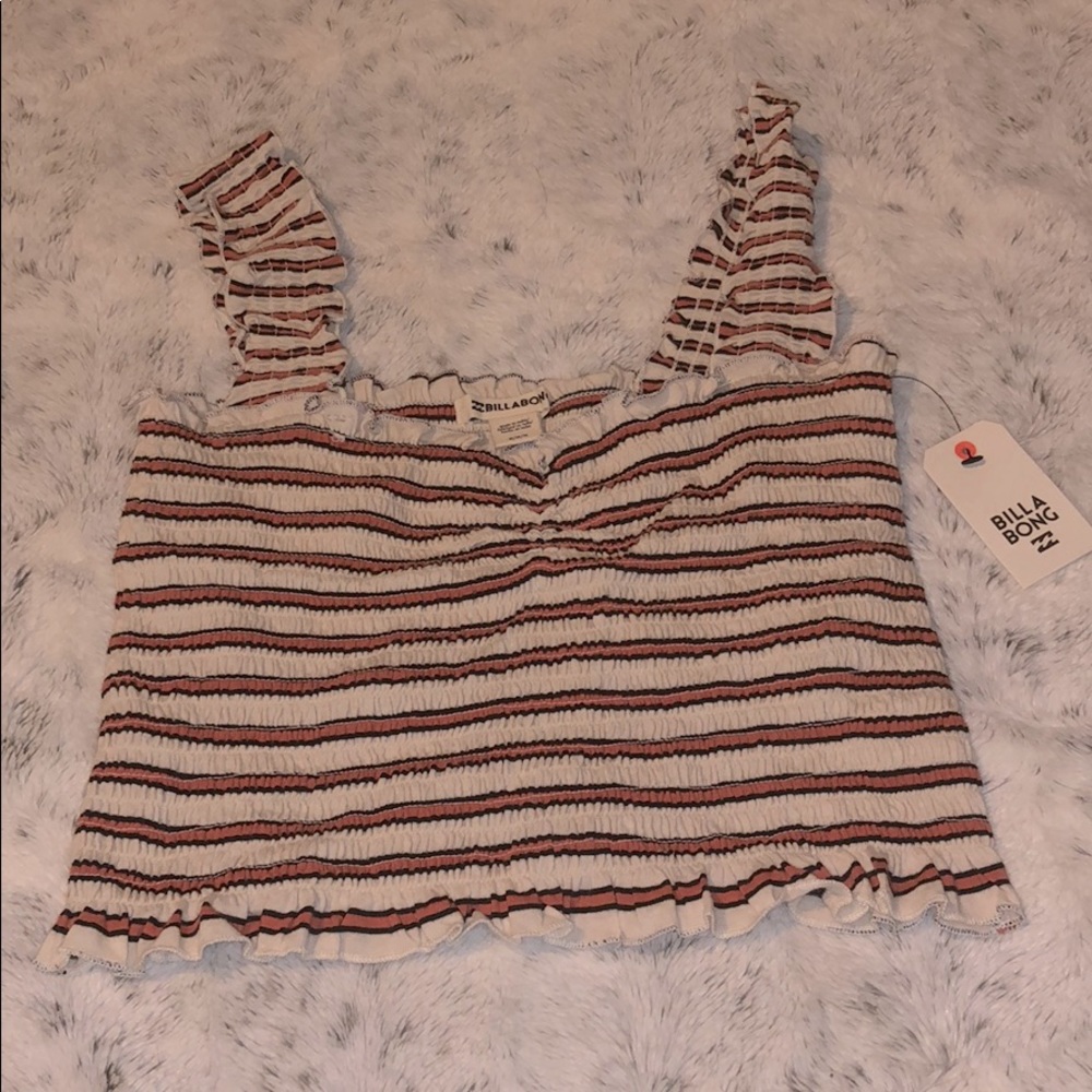 🌴Billabong ruffle crop